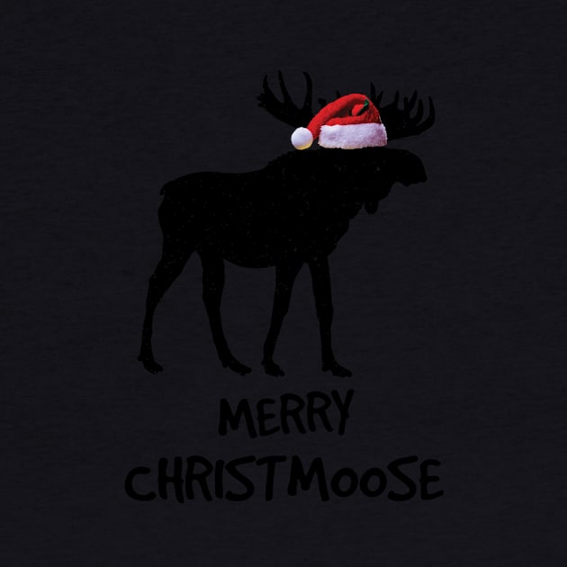 Merry Christmoose: Funny Merry Christmas for Moose Lovers by teemaniac